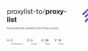 Socks5 Proxy List Github